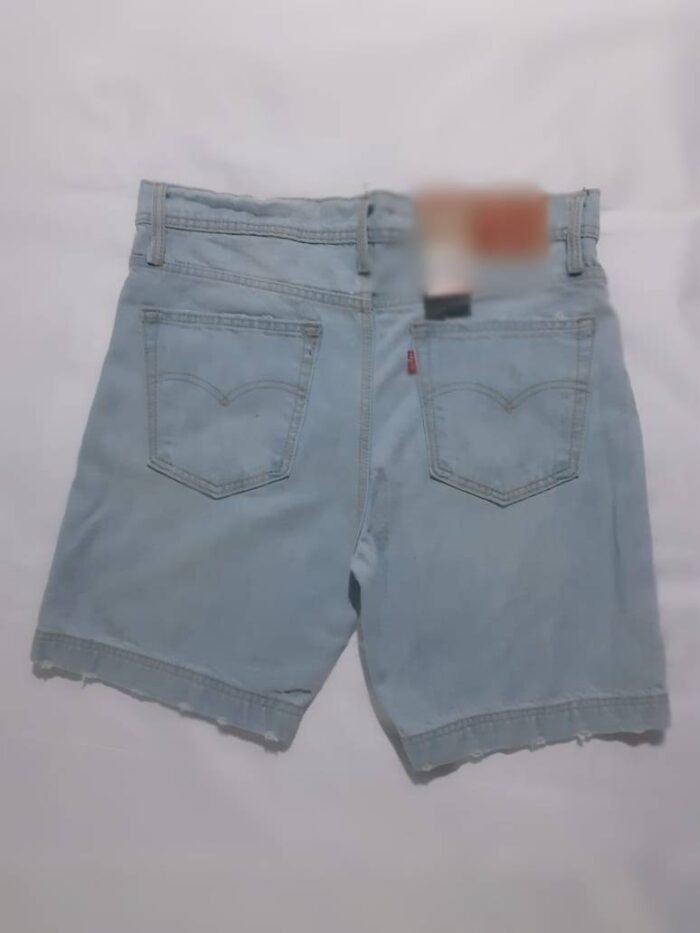 light blu denim short b